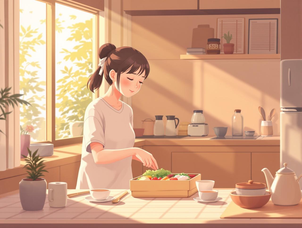 百合短剧 - 月光下的便当