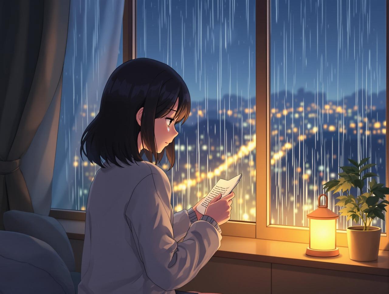 百合短剧 - 雨天的便笺